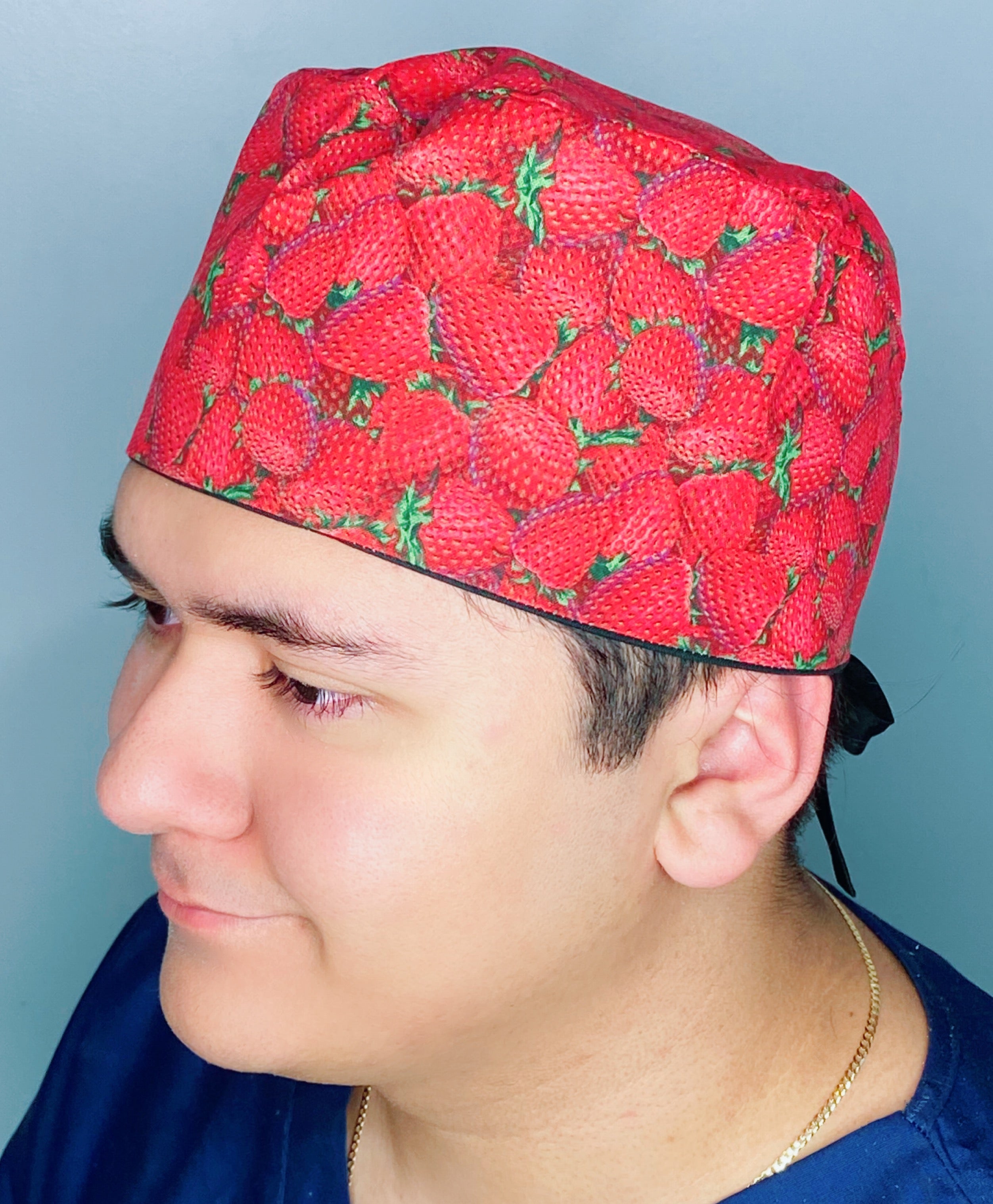 Strawberries Fruit Unisex Food Scrub Cap