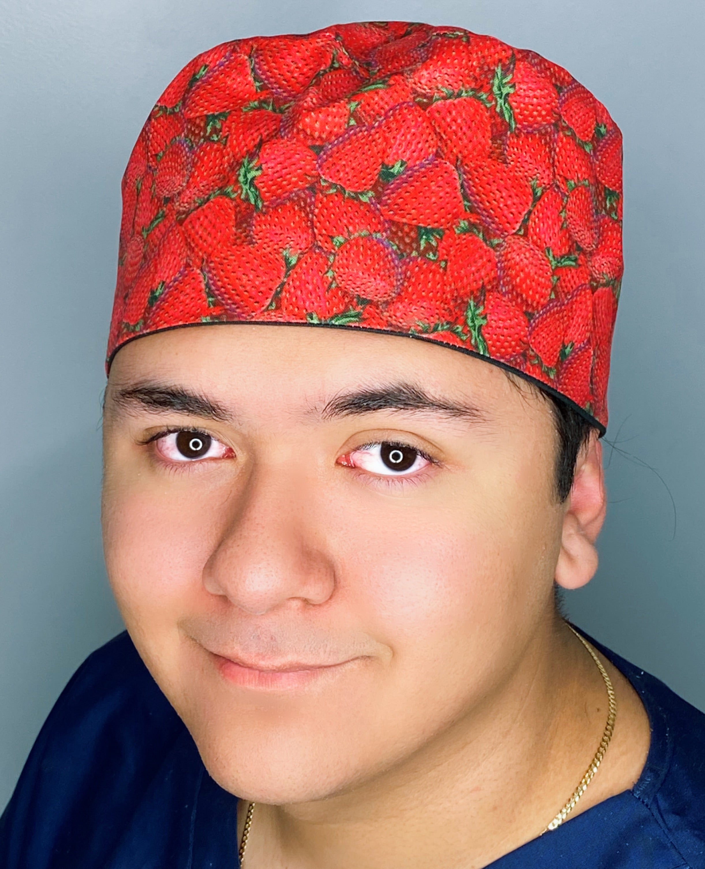 Strawberries Fruit Unisex Food Scrub Cap