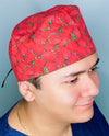 Strawberries Fruit Unisex Food Scrub Cap