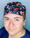 Japanese Inspired Pond Fish Unisex Animal Scrub Cap