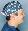 Weights & Hearts on Dark Grey Unisex Sport Scrub Cap