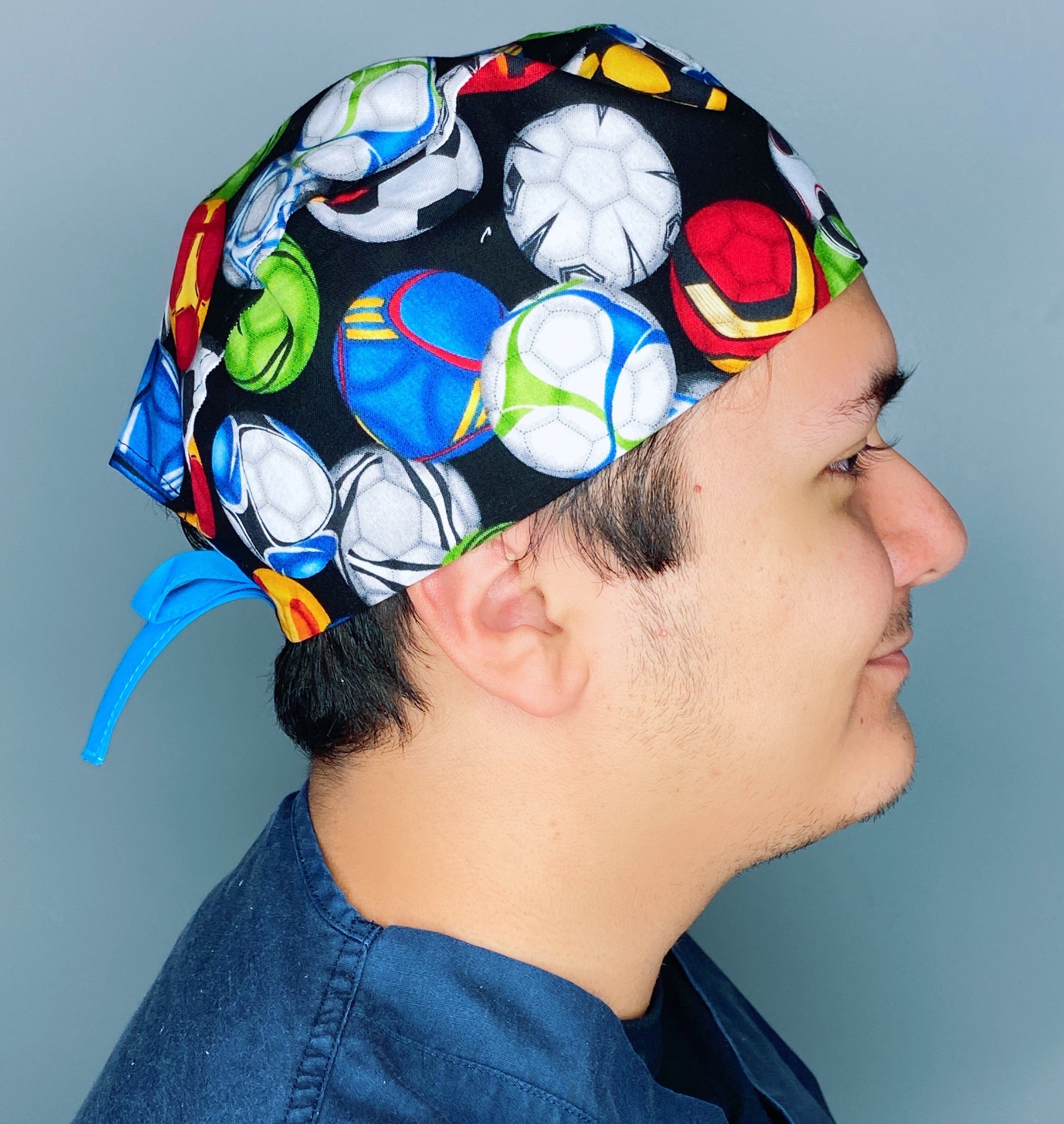 Soccer Balls Unisex Sport Scrub Cap