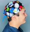 Soccer Balls Unisex Sport Scrub Cap