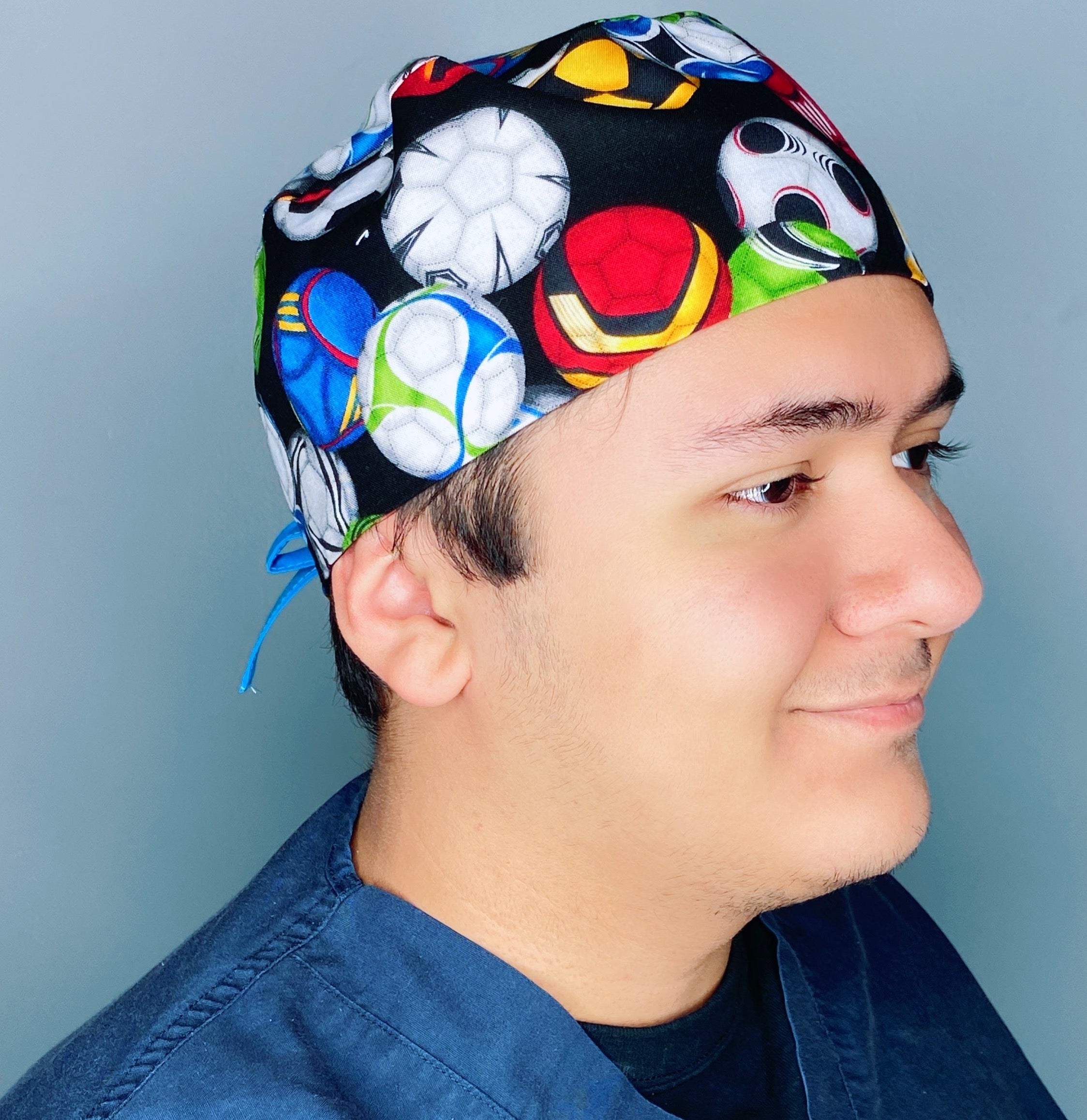 Soccer Balls Unisex Sport Scrub Cap