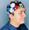 Soccer Balls Unisex Sport Scrub Cap