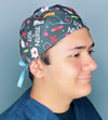 Love a Nurse Unisex Medical Theme Scrub Cap