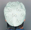 Harry's Glasses & Scar HP Famous Wizard Movie Unisex Geek Scrub Cap