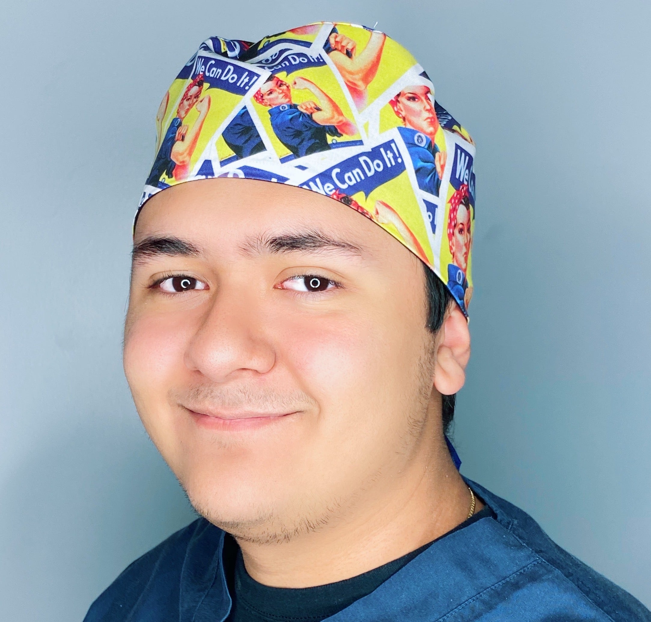 We Can Do It Famous Poster Unisex Geek Scrub Cap