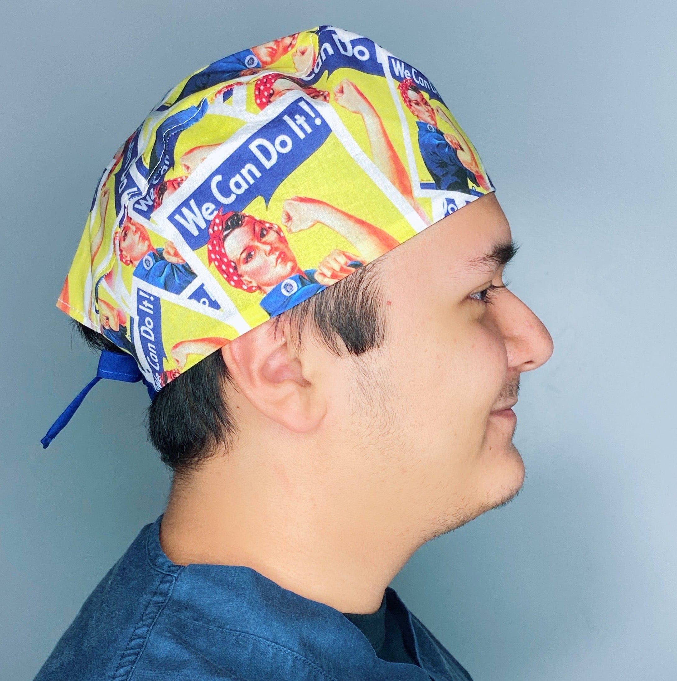 We Can Do It Famous Poster Unisex Geek Scrub Cap