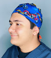 Motorcycles & Flames Unisex Sport Scrub Cap