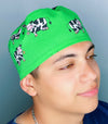 Cute Cows Eating Unisex Animal Scrub Cap