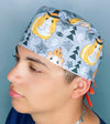 Guinea Pig Halloween themed Unisex Holiday Scrub Cap