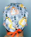 Guinea Pig Halloween themed Unisex Holiday Scrub Cap