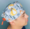 Guinea Pig Halloween themed Unisex Holiday Scrub Cap