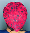 Beautiful Red Roses Floral Design Unisex Cute Scrub Cap