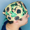 Sun Flowers All Over Floral Design Unisex Cute Scrub Cap