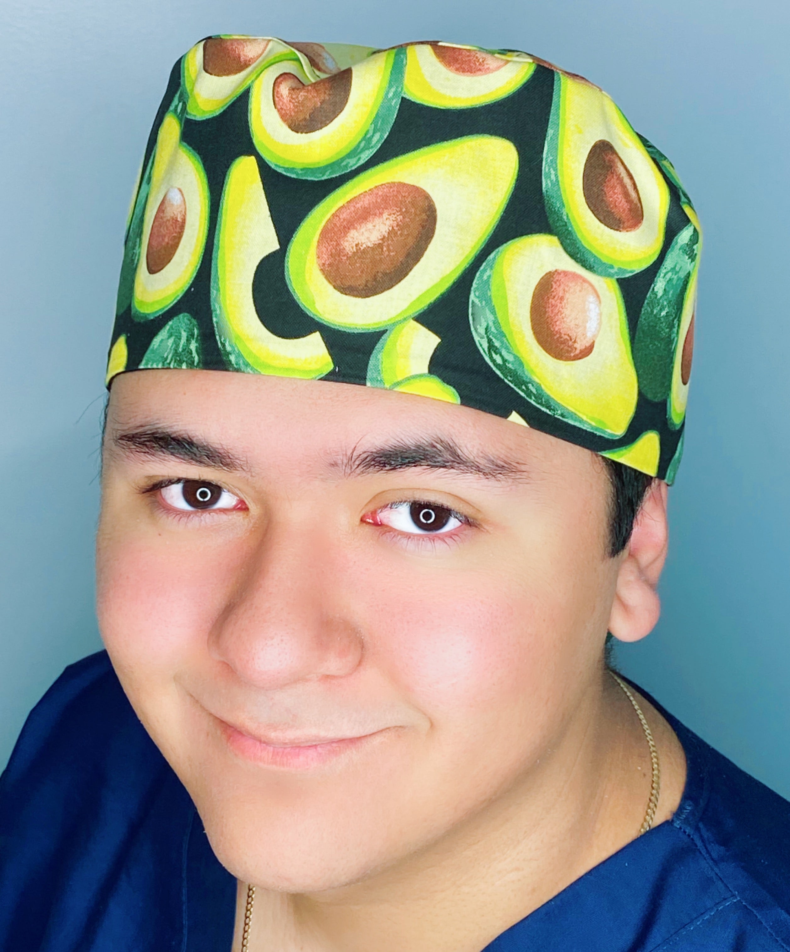 Avocados Unisex Food Scrub Cap