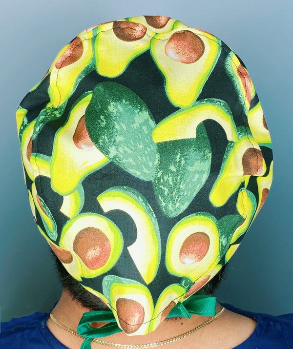 Avocados Unisex Food Scrub Cap