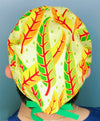 Leaf Yellow Floral Design Unisex Cute Scrub Cap
