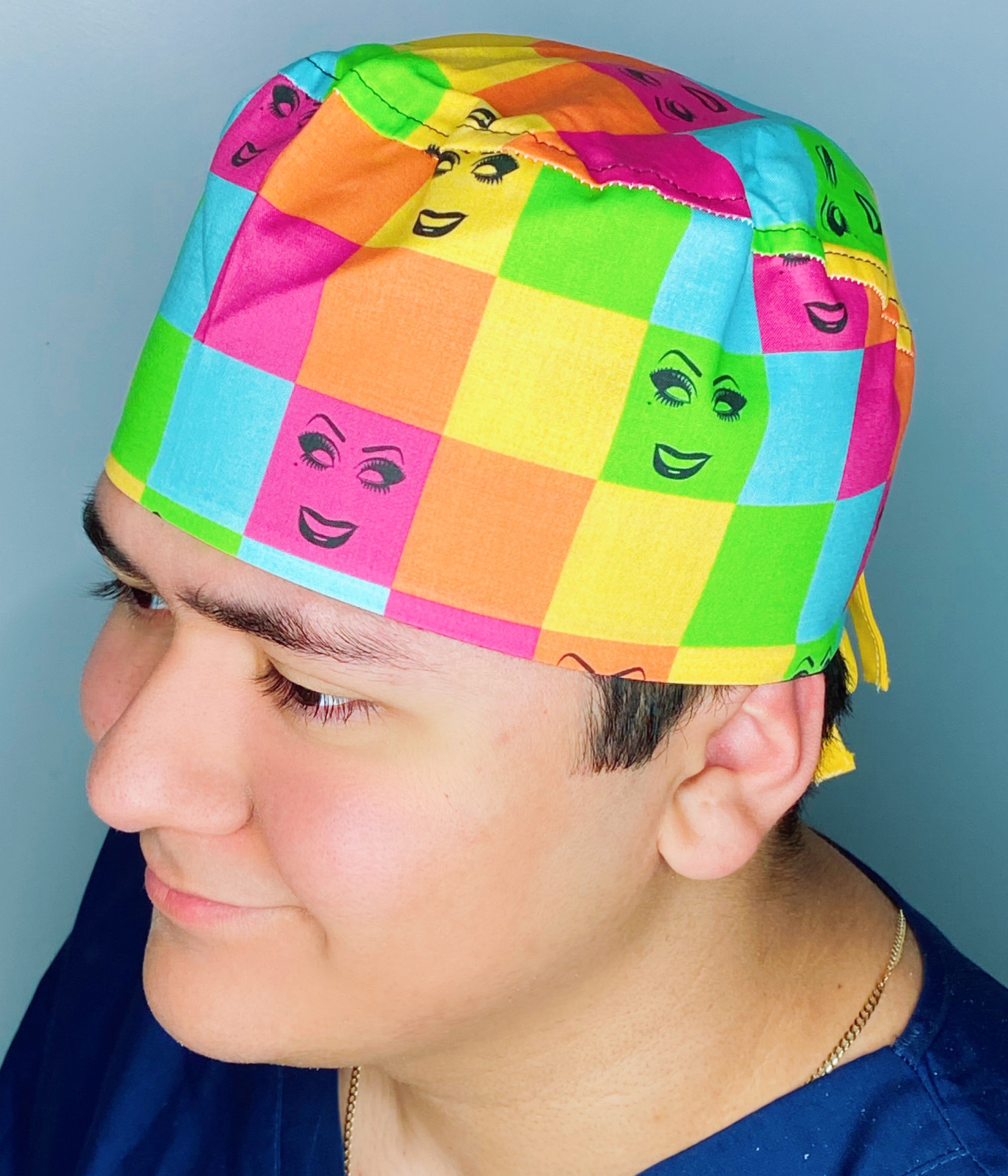 Not Today Satan Design Unisex Fancy Scrub Cap