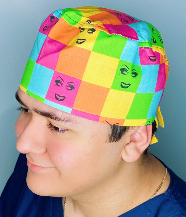 Not Today Satan Design Unisex Fancy Scrub Cap