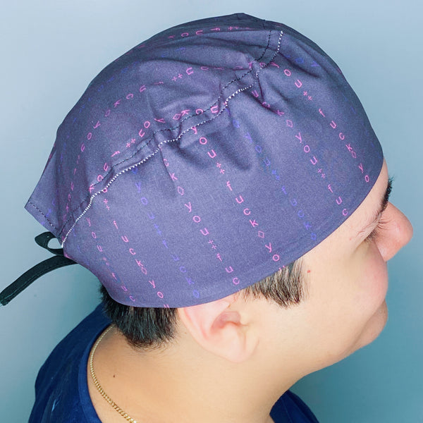 F*ck You Funny Unisex Cute Scrub Cap