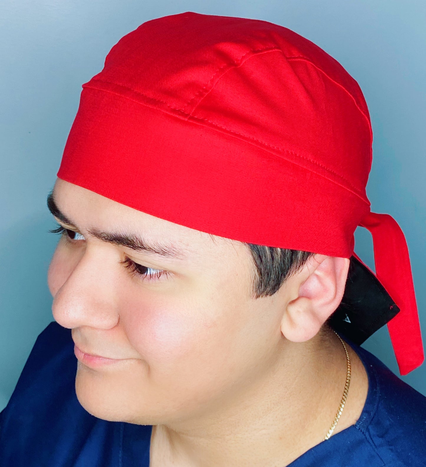 Solid Color "Tomato Red" Skully Durag