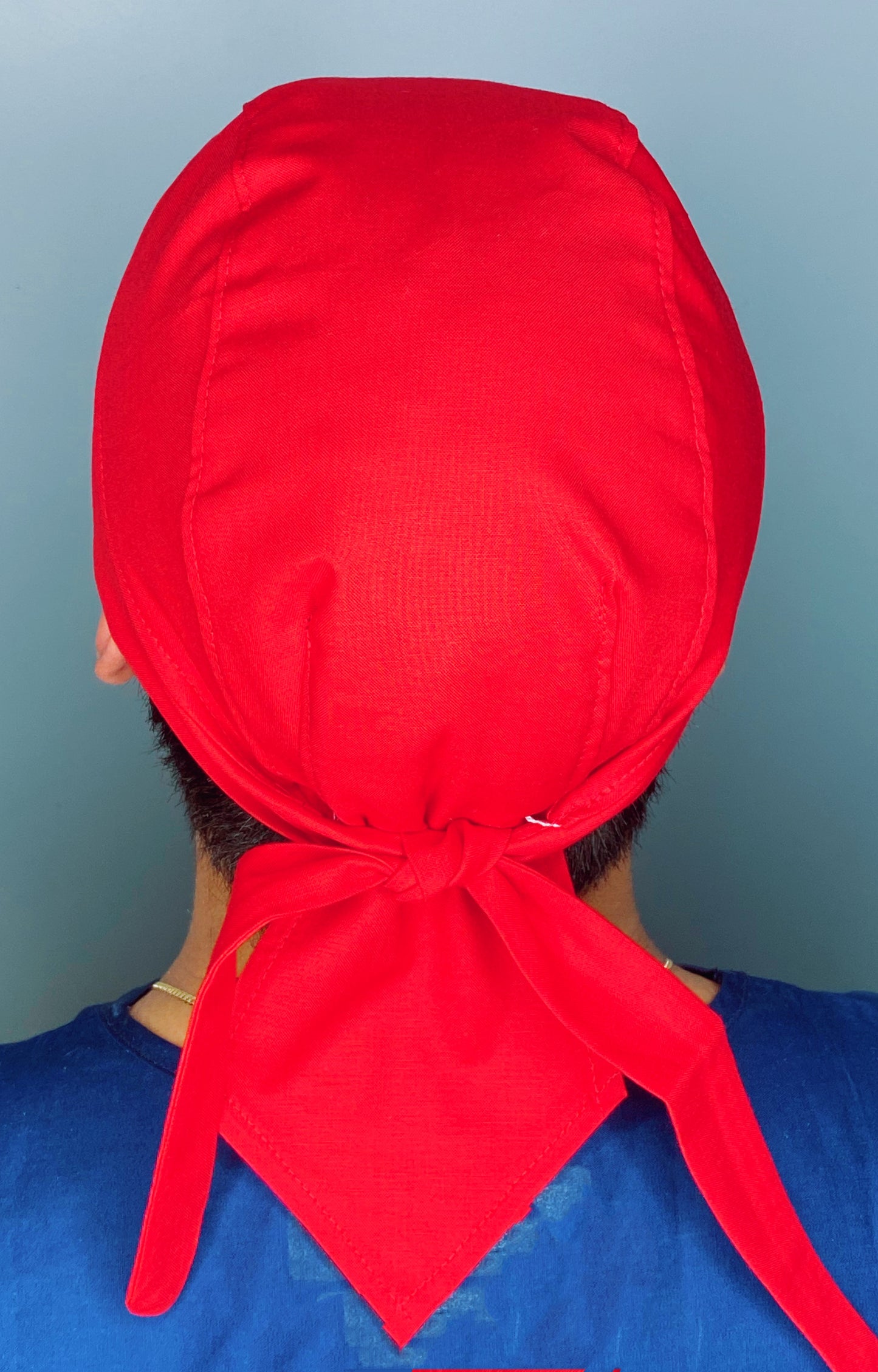 Solid Color "Tomato Red" Skully Durag