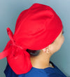 Grandma Themed Solid Color Ponytail