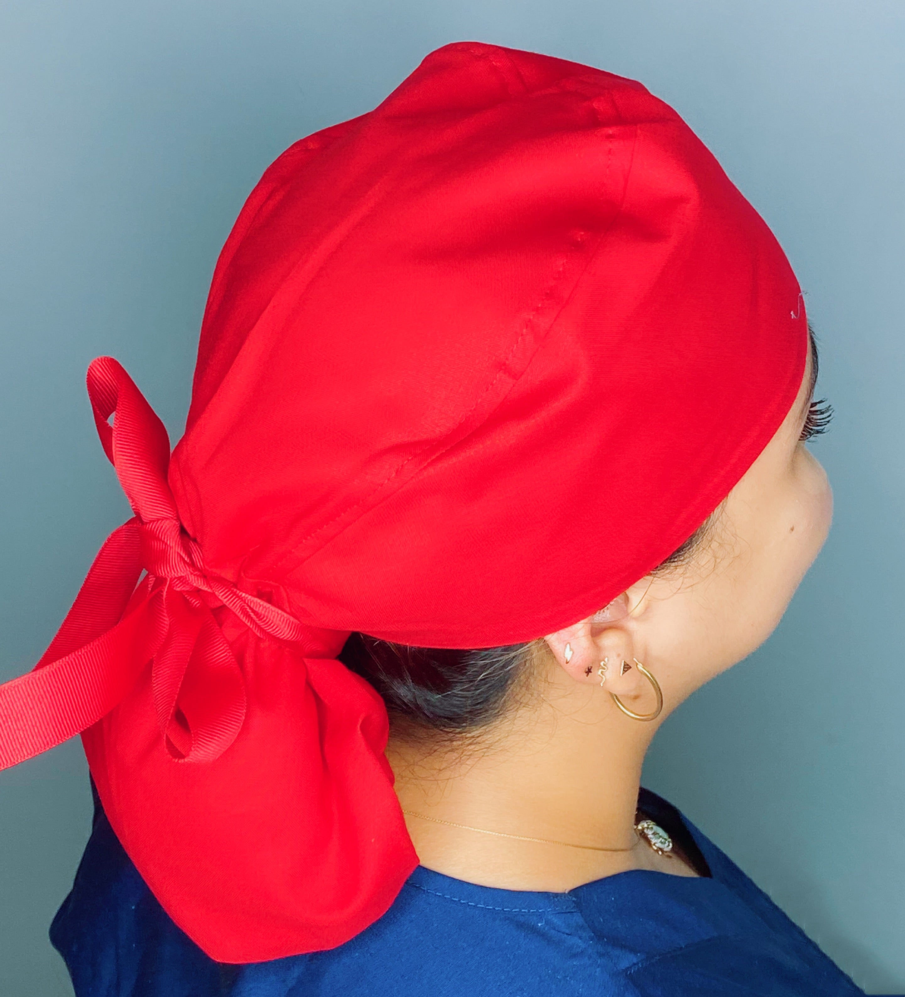 Wife Mom Nurse Themed Solid Color Ponytail