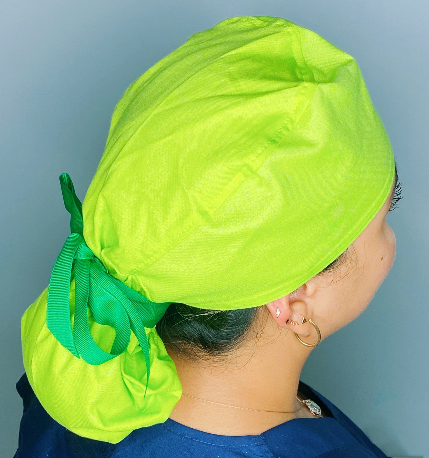 Solid Color "Chartreuse" Ponytail