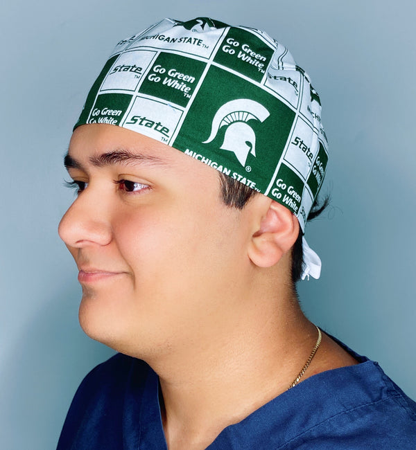 East Lansing Michigan School Unisex Sport Scrub Cap