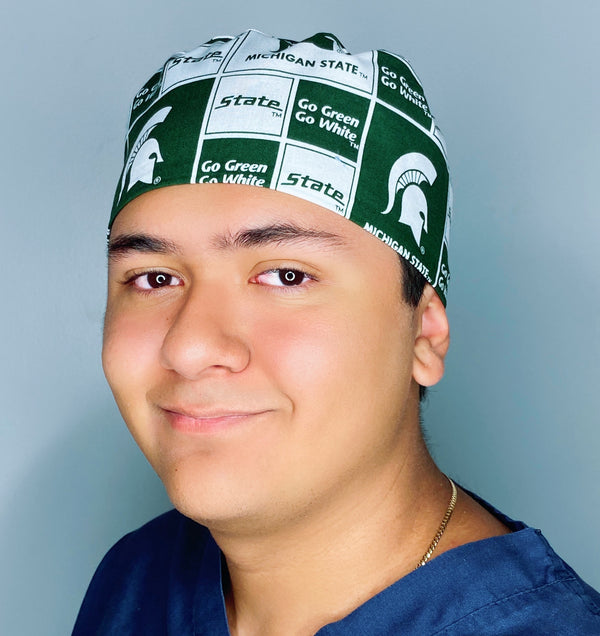 East Lansing Michigan School Unisex Sport Scrub Cap