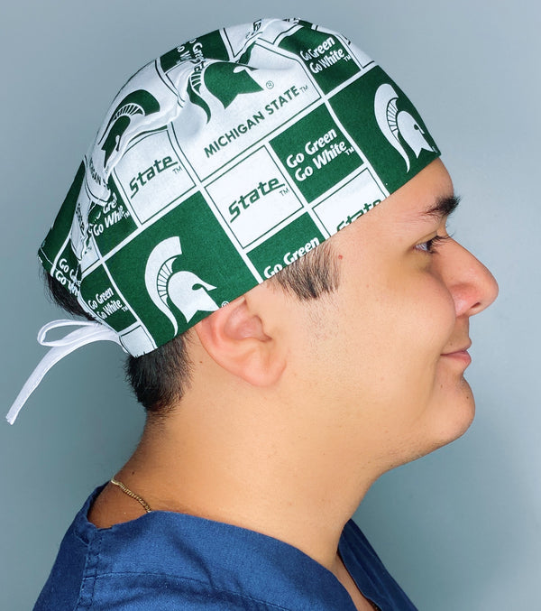 East Lansing Michigan School Unisex Sport Scrub Cap