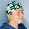 East Lansing Michigan School Unisex Sport Scrub Cap