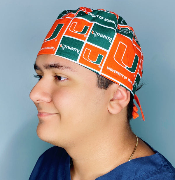 Coral Gables Miami Florida School Unisex Sport Scrub Cap