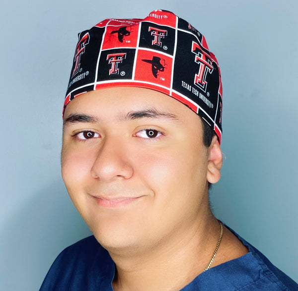 Lubbock Texas Tech School Unisex Sport Scrub Cap