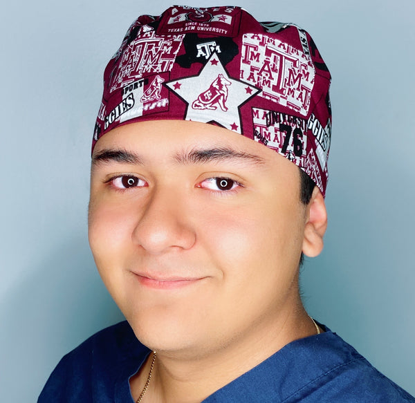 College Station Texas A&M School Unisex Sport Scrub Cap