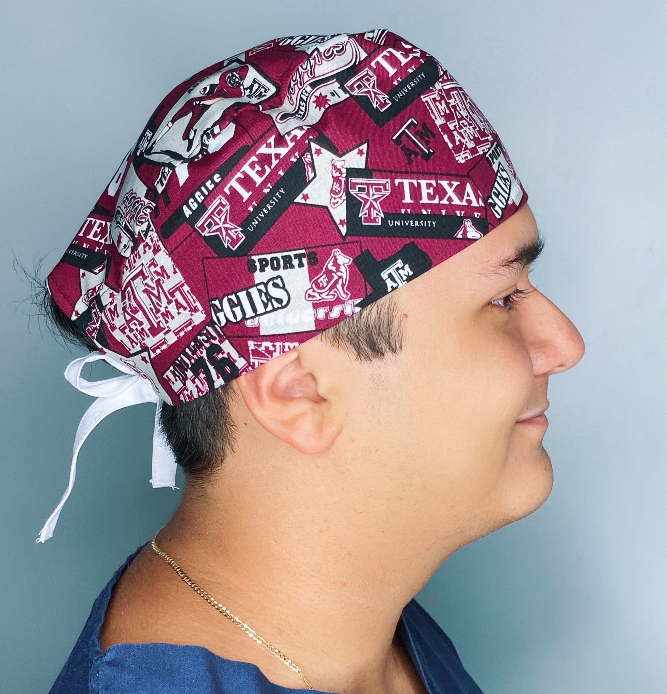 College Station Texas A&M School Unisex Sport Scrub Cap