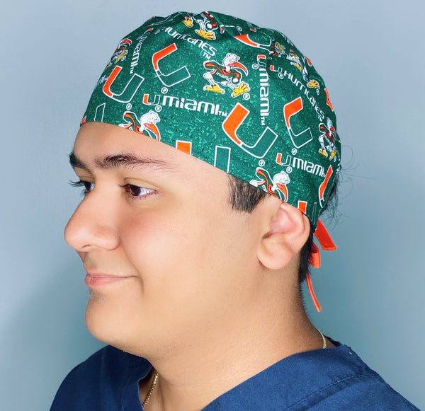 Coral Gables Miami Florida School Unisex Sport Scrub Cap