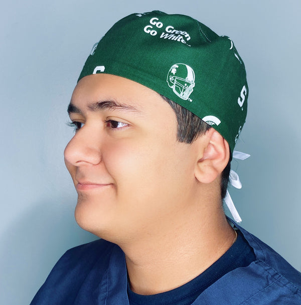 East Lansing Michigan School Unisex Sport Scrub Cap