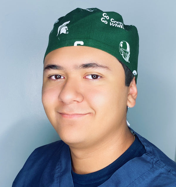 East Lansing Michigan School Unisex Sport Scrub Cap