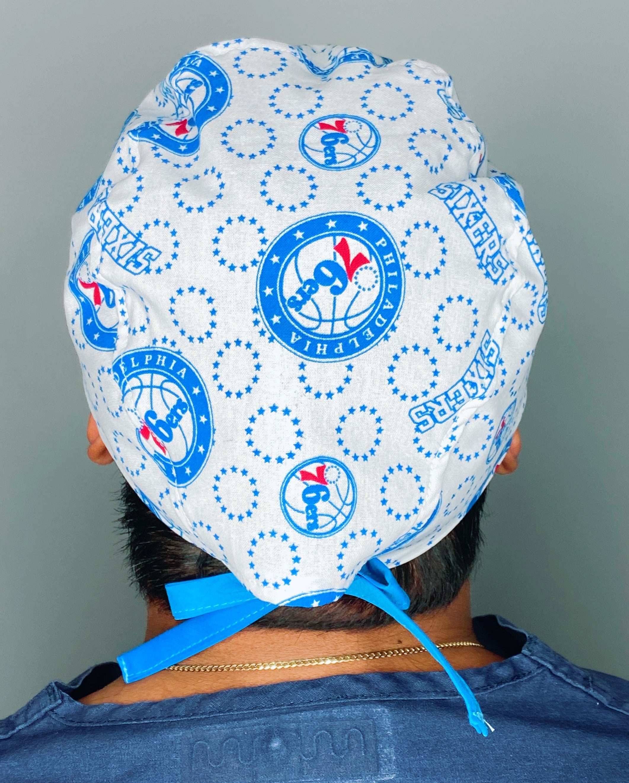 Philadelphia Basketball Team Unisex Sport Scrub Cap