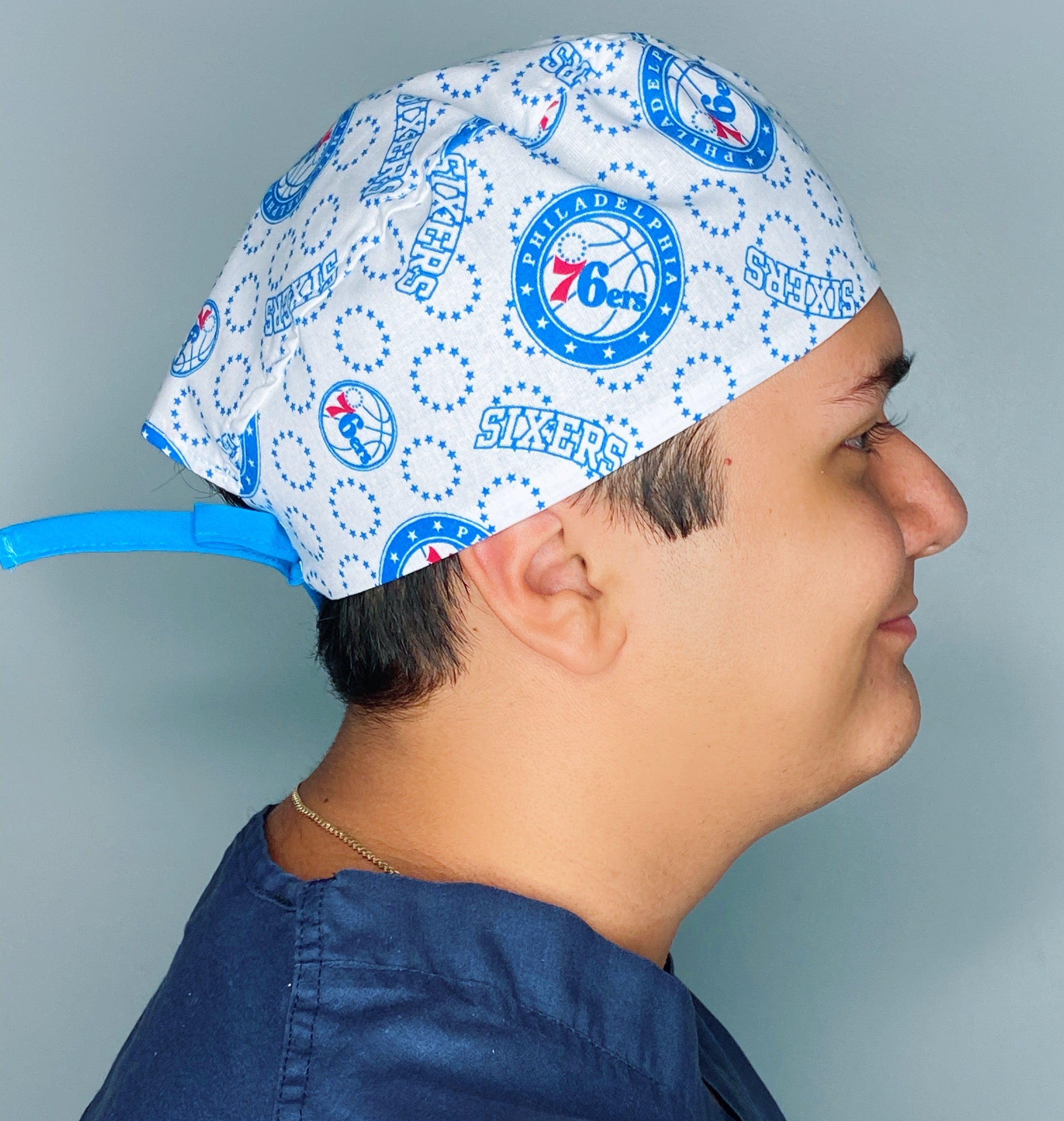 Philadelphia Basketball Team Unisex Sport Scrub Cap