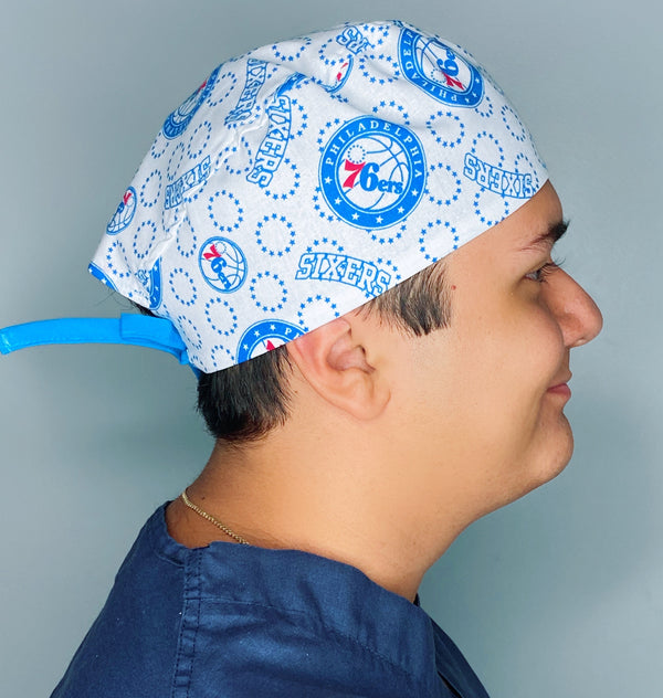 Philadelphia Basketball Team Unisex Sport Scrub Cap