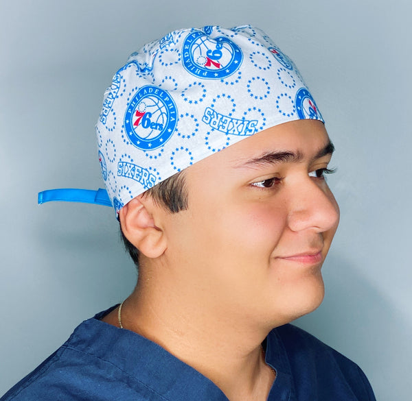 Philadelphia Basketball Team Unisex Sport Scrub Cap
