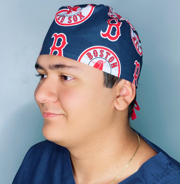 Boston Baseball Team Unisex Sport Scrub Cap