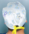 Frenchies & Daisies Unisex Animal Scrub Cap