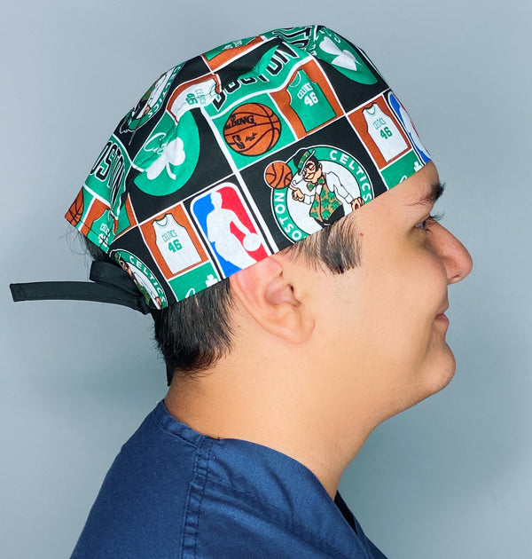 Boston Basketball Team Unisex Sport Scrub Cap
