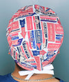 Air Mail Special Delivery Design Unisex Cute Scrub Cap